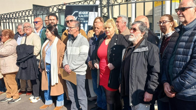 Protestas frentes a la Delegaci&oacute;n del Gobierno de Murcia (Europa Press).