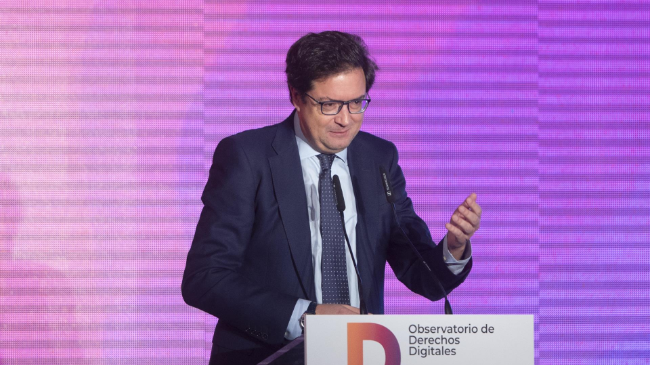 El ministro para la Transformaci&oacute;n Digital, &Oacute;scar L&oacute;pez (Alberto Ortega).