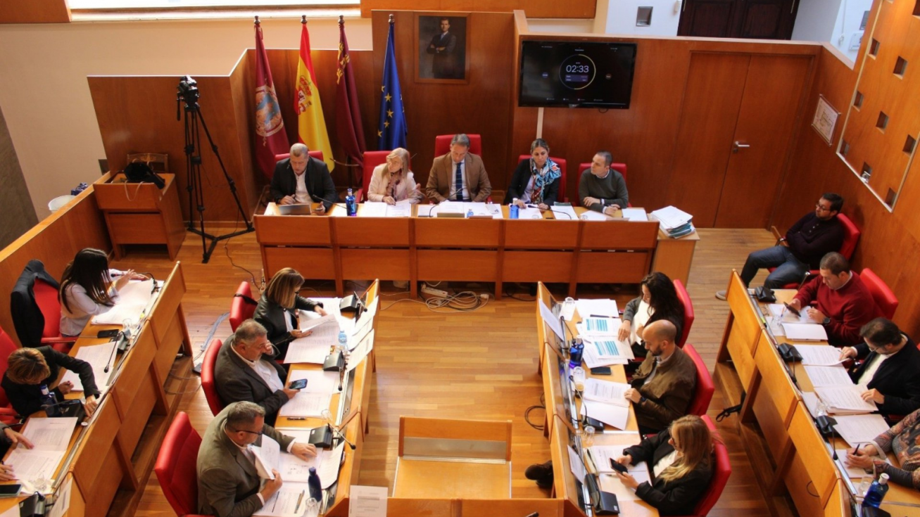 Pleno del Ayuntamiento de Lorca. Pleno del Ayuntamiento de Lorca.