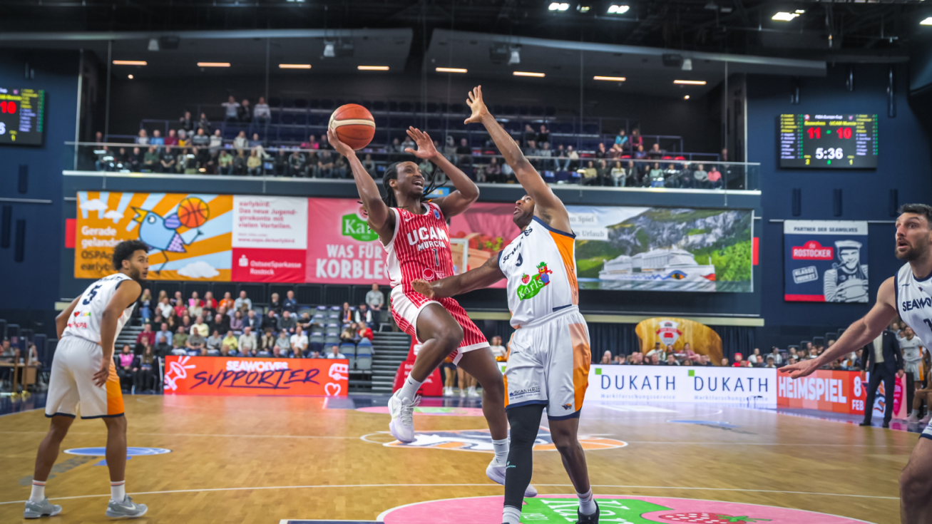 El UCAM cierra el 'top 16' de la FIBA Eurocup invicto. El UCAM cierra el 'top 16' de la FIBA Eurocup invicto.