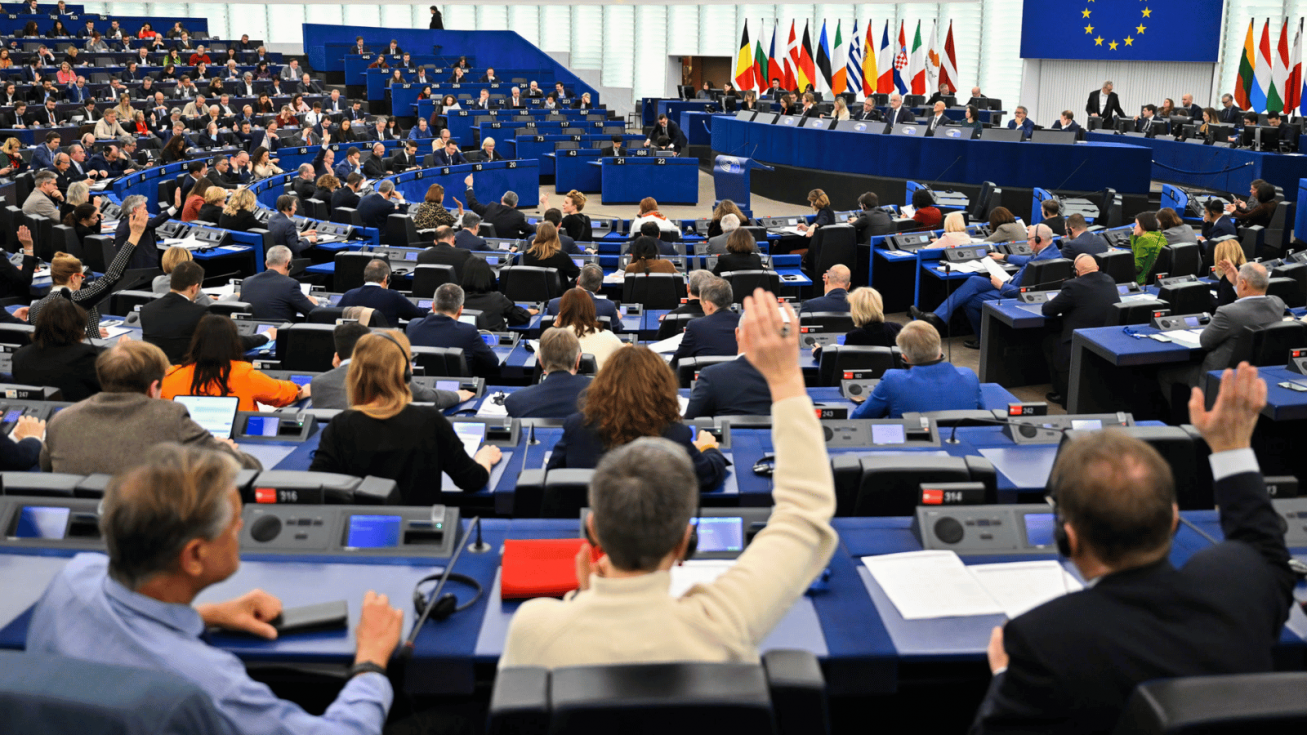 Votación en pleno en el Parlamento Europeo en Estrasburgo Votación en pleno en el Parlamento Europeo en Estrasburgo