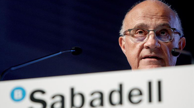 Josep Oliu, presidente del Banco Sabadell