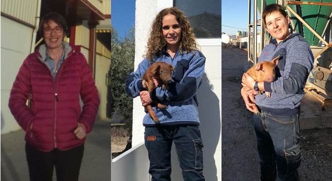 Berta, Helena y Sabi