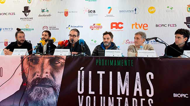 Presentaci&oacute;n del inicio del rodaje de '&Uacute;ltimas voluntades'