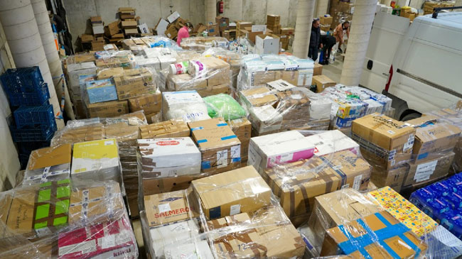 Ayuda humanitaria con destino a Ucrania