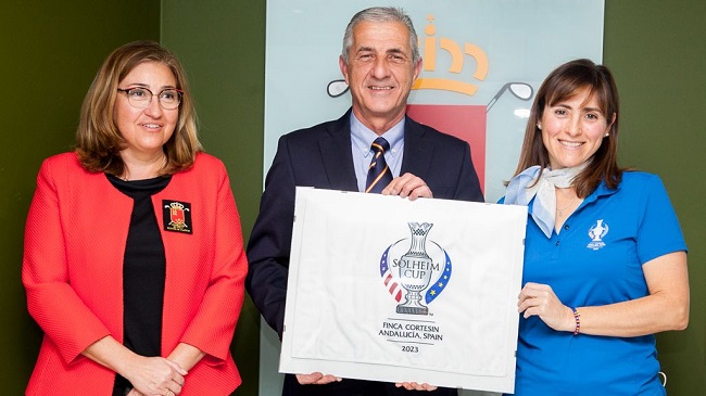 Presentaci&oacute;n de la Solheim Cup en la sede de la Federaci&oacute;n regional del Golf