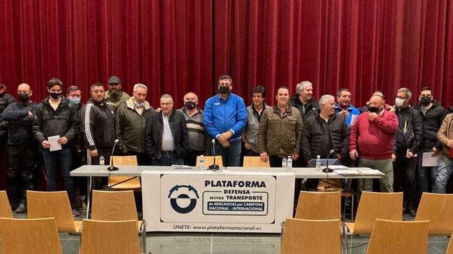 Asamblea de la Plataforma de Defensa del Transporte celebrada el pasado febrero en Catalu&ntilde;a