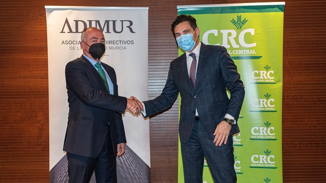 El presidente de Adimur, Antonio L&oacute;pez y el director de Zona de CRC, Gin&eacute;s Argil&eacute;s