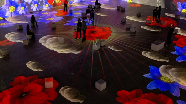 Asistentes a la exposición de Frida Khalo y la vivencia de la realidad virtual Asistentes a la exposición de Frida Khalo y la vivencia de la realidad virtual