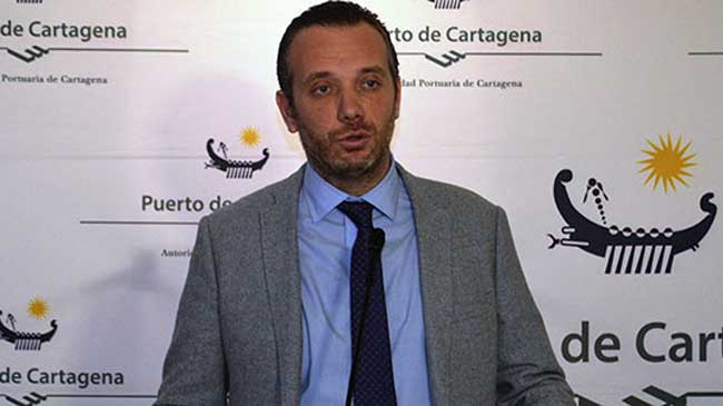 Joaqu&iacute;n Segado, en su &eacute;poca de presidente de la Autoridad Portuaria