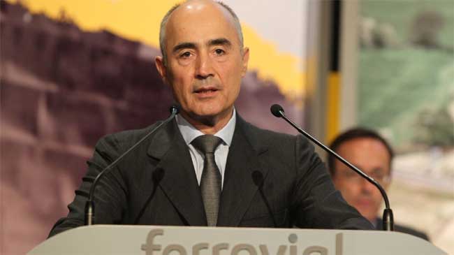 Rafael del Pino es el presidente de Ferrovial Rafael del Pino es el presidente de Ferrovial