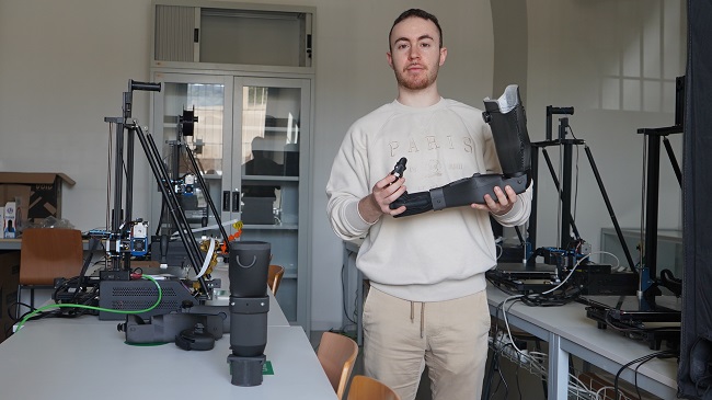 Alberto Mart&iacute;nez, estudiante de Ingenier&iacute;a de Sistemas de Telecomunicaci&oacute;n en la UPCT