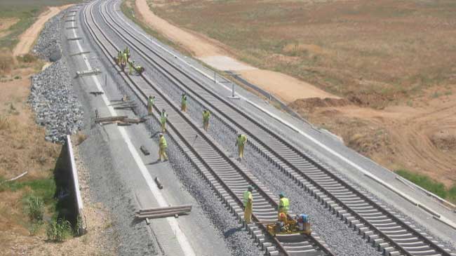 Las obras de la Alta Velocidad han supuesto un imporante alivio para el sector de la construcci&oacute;n