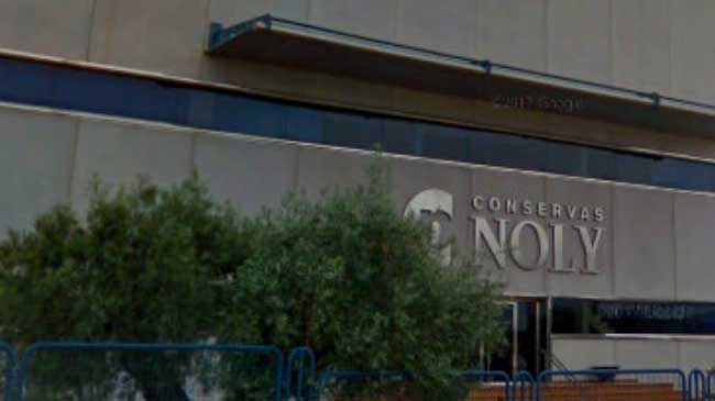 Fachada de Conservas Noly, en el pol&iacute;gono La Estrella, en Molina de Segura