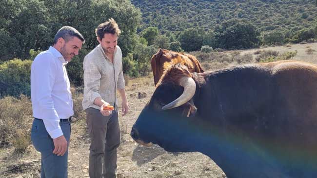 El consejero Antonio Luengo en la Finca La Junquera