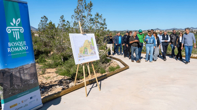 Visita a la primera fase del proyecto Bosque Romano | Foto Felipe G Pagán Visita a la primera fase del proyecto Bosque Romano | Foto Felipe G Pagán