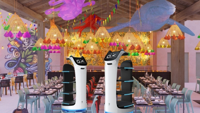 Imagen render de una de las áreas de restauración del resort - Magic Hotels & Resorts Imagen render de una de las áreas de restauración del resort - Magic Hotels & Resorts