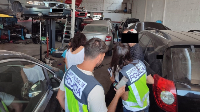 Imagen realizada durante  la intervenci&oacute;n policial  - Policia Nacional