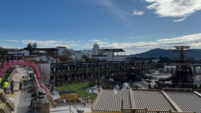 Imagen área del resort, en construcción Imagen área del resort, en construcción