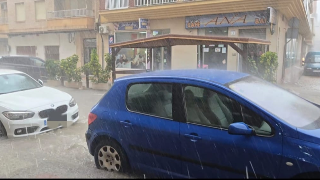 Precipitaciones caídas en Águilas esta mañana. Precipitaciones caídas en Águilas esta mañana.