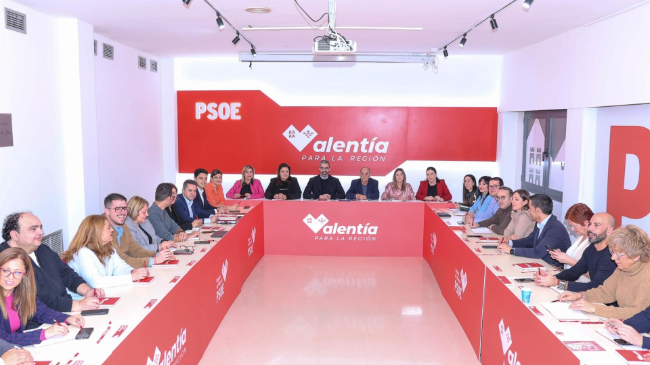 Reunión de la nueva Comisión Ejecutiva Regional del PSRM. Reunión de la nueva Comisión Ejecutiva Regional del PSRM.