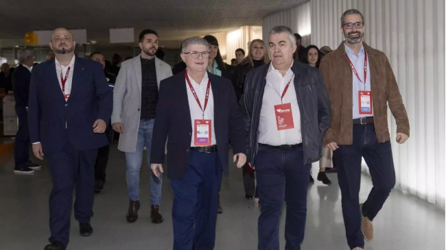 Santos Cerdán inaugura el congreso del PSRM-PSOE. Santos Cerdán inaugura el congreso del PSRM-PSOE.