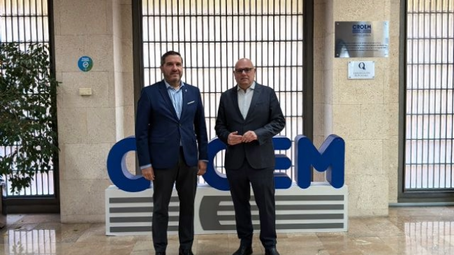 López Abad, presidente de Croem, y el gerente de Fundown, Pedro Martínez. López Abad, presidente de Croem, y el gerente de Fundown, Pedro Martínez.