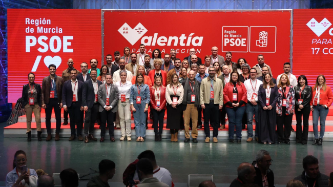 Nueva ejecutiva del PSRM-PSOE.