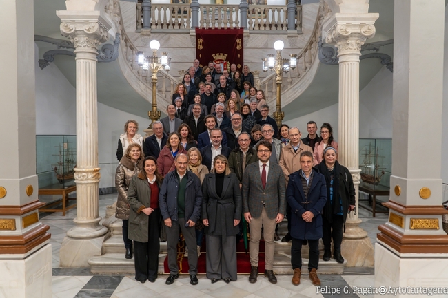 Imagen realizada durante la reuni&oacute;n - Ayuntamiento de Cartagena