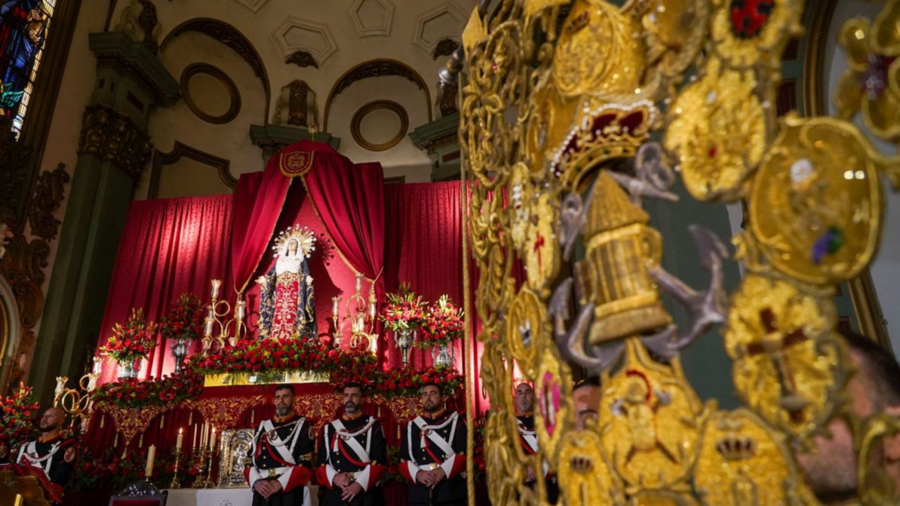 Celebración de la Salve Grande de la Cofradía California a la Virgen del Primer Dolor. Celebración de la Salve Grande de la Cofradía California a la Virgen del Primer Dolor.