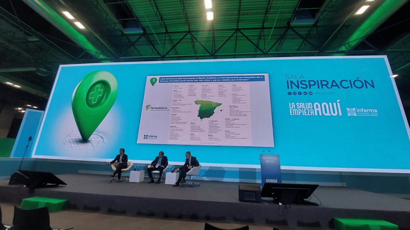 El vicesecretario del Consejo Rector de Hefame, Jaime Acosta en Infarma