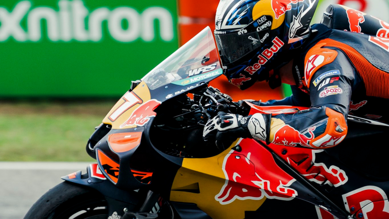 Pedro Acosta durante el GP de Indonesia. Pedro Acosta durante el GP de Indonesia.