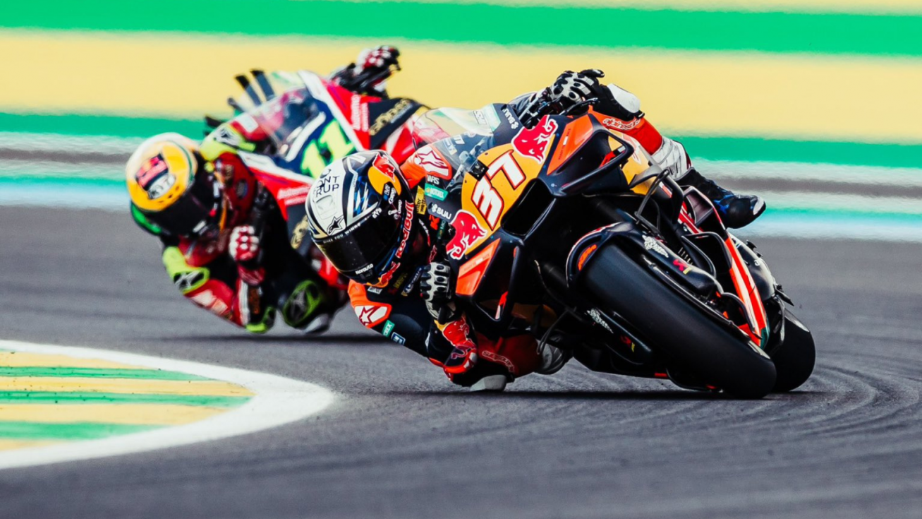 Pedro Acosta durante el GP de Brasil.