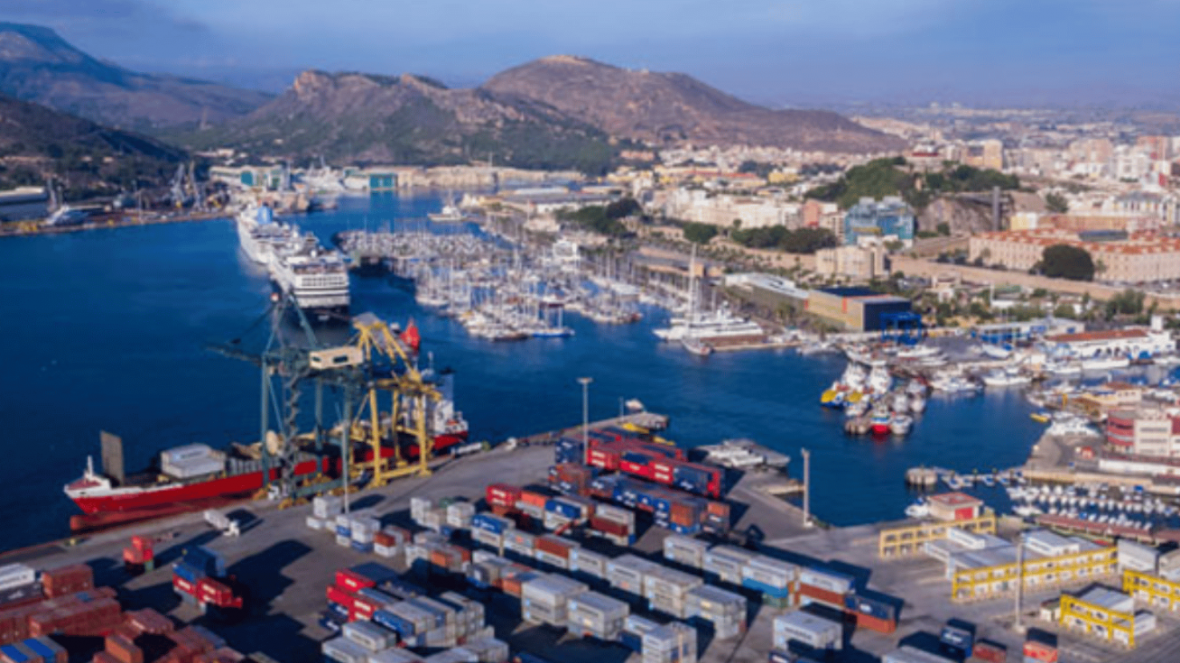Puerto de Cartagena - Imagen de archivo