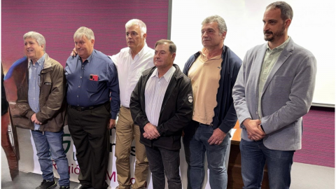 Miembros de la Unión Agraria de la Región de Murcia (UARM).