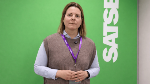 Mercedes García, delegada de Igualdad de SATSE Murcia