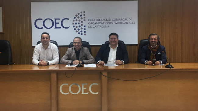 Directiva de la nueva asociaci&oacute;n de agencias inmobiliarias de Cartagena
