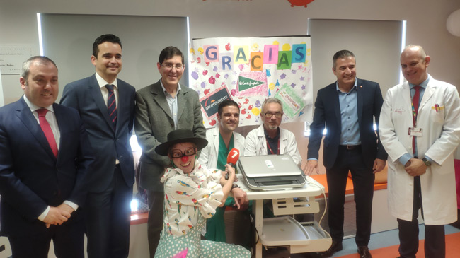 Los patrocinadores han visitado la unidad hospitalaria