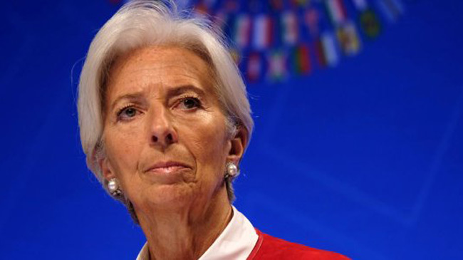 Christine Lagarde, directora gerente del FMI
