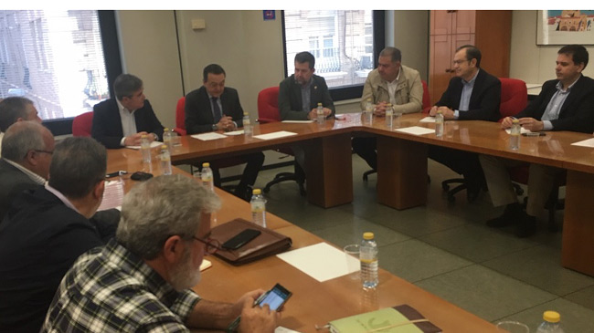 La Mesa del Agua se reuni&oacute; hoy en la sede de Croem