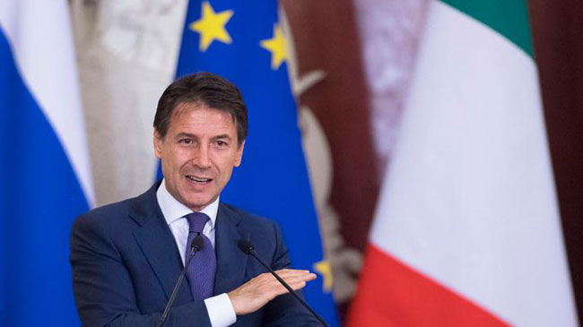 El presidente de Italia, Giuseppe Conte