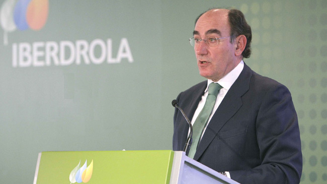 Ignacio Gal&aacute;n, presidente de Iberdrola