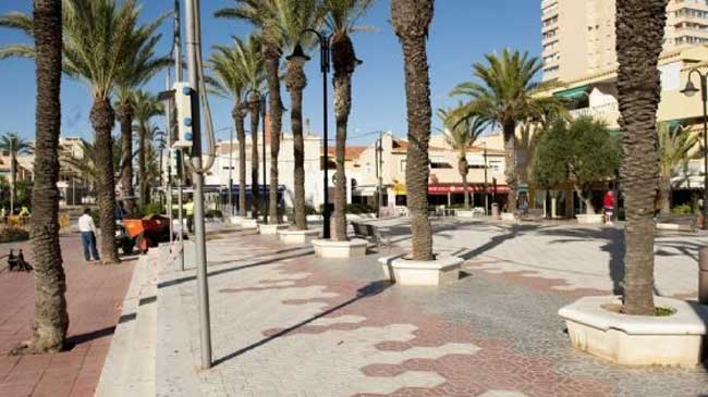 Plaza Bohemia en La Manga