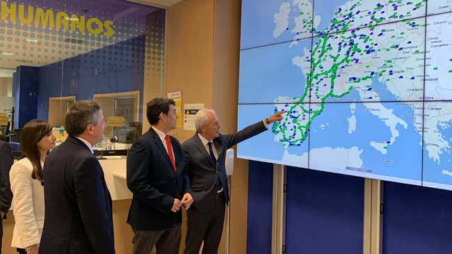 Jos&eacute; Ram&oacute;n D&iacute;ez de Revenga, en la sala de control de Primafrio
