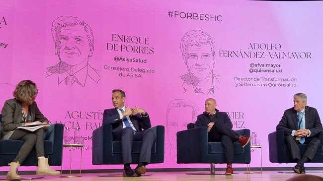 El director general de Grupo Hefame, Javier L&oacute;pez, durante su intervenci&oacute;n en el Forbes Summit Healthcare