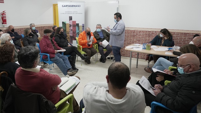 Reuni&oacute;n con vecinos de La Palma&nbsp;dentro de la estrategia municipal&nbsp;Agenda Urbana Cartagena 2030