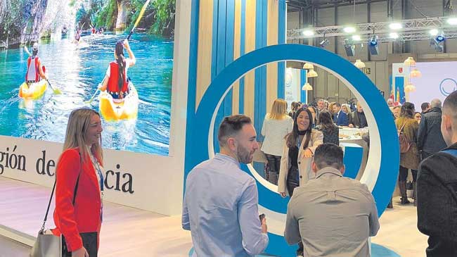 Stand de la Regi&oacute;n de Murcia en la pasada edici&oacute;n de Fitur