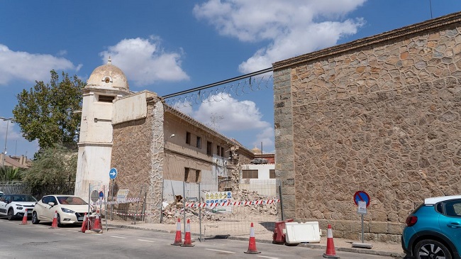 Obras en la antigua c&aacute;rcel de San Ant&oacute;n
