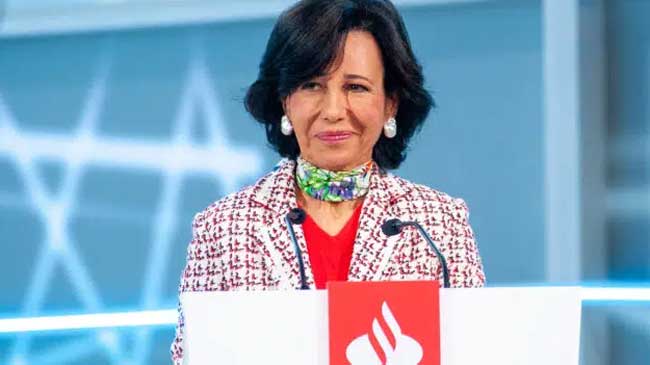 Ana Patricia Bot&iacute;n, presidenta del Banco Santander