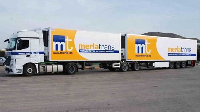 Megatr&aacute;iler frigor&iacute;fico incoporado por Merlatrans a su flota en 2018